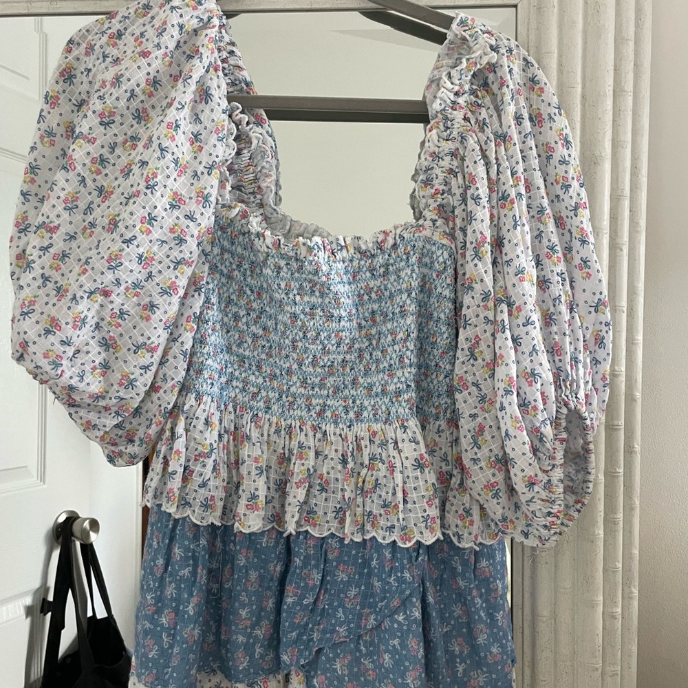 Loveshack fancy mini dress